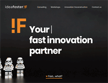 Tablet Screenshot of ideafoster.com